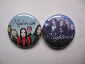 Nightwish, odznak 25mm cena za 1ks (počet kusov a konkrétny model napíšte v objednávke do rubriky KOMENTÁR)